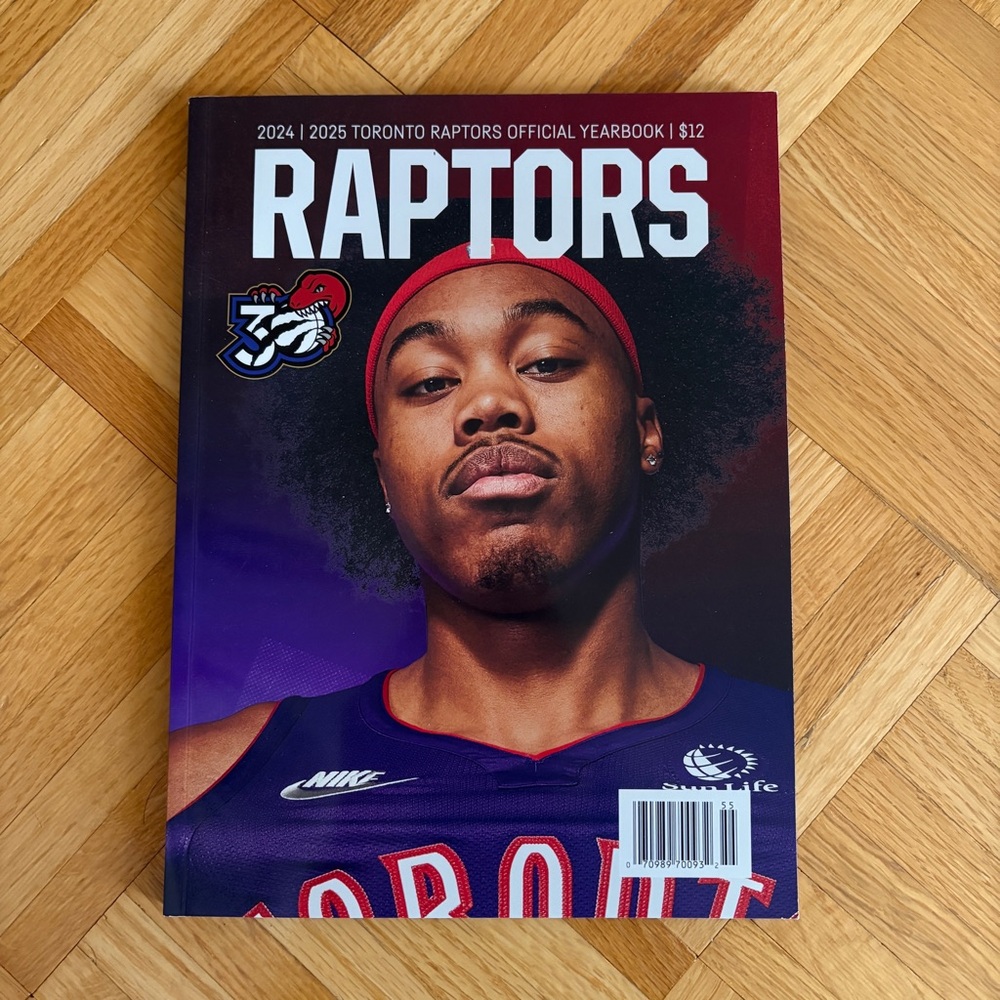 2024-2025 Official Toronto Raptors Year Book